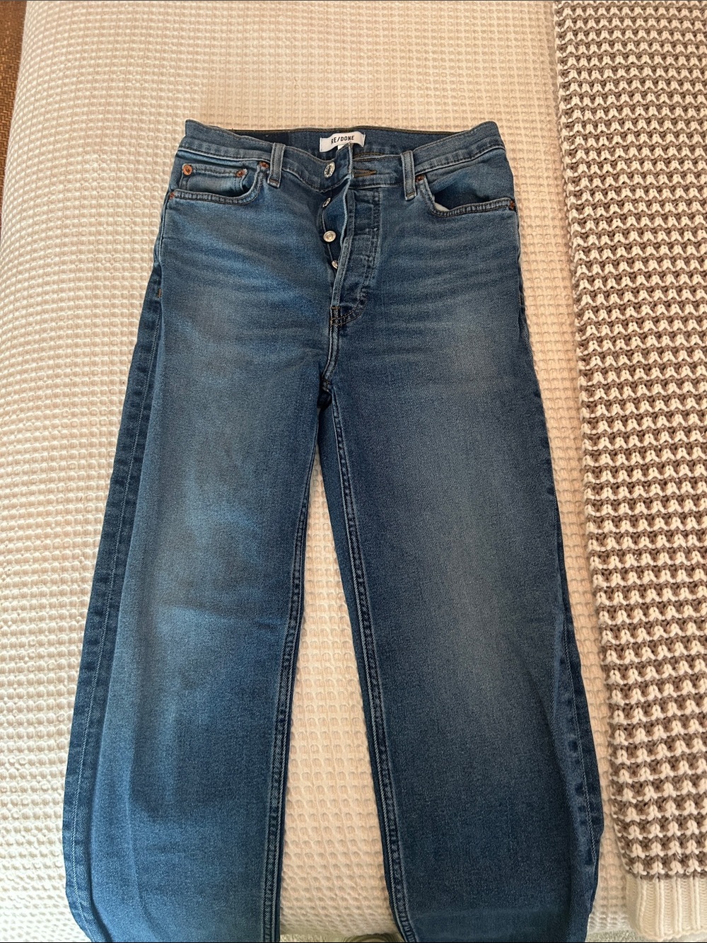 Redone high rise jeans